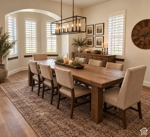 Could be used as a dining room.