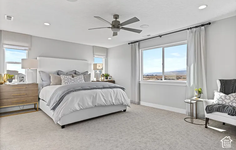 HOME TO BE BUILT! Pictures are of another similar Spec and not of this exact home. Colors and other options may vary from those seen here. Please see Sales consultant for details.  Recessed lighting, ceiling fan, carpeting, multiple windows, and light gra