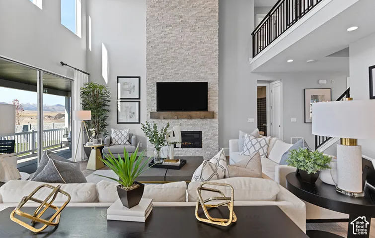 HOME TO BE BUILT! Pictures are of another similar Spec and not of this exact home. Colors and other options may vary from those seen here. Please see Sales consultant for details. Great room with a two-story ceiling. This home WILL NOT feature a fireplace