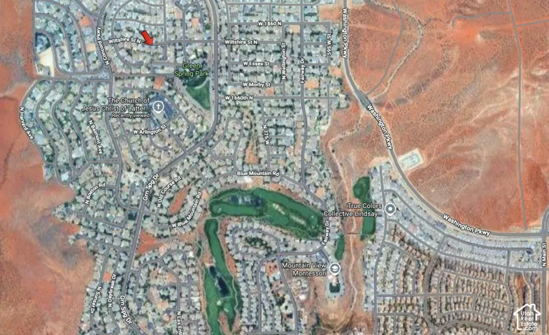 Location Map. Illustrating the property's geographical context within the area
