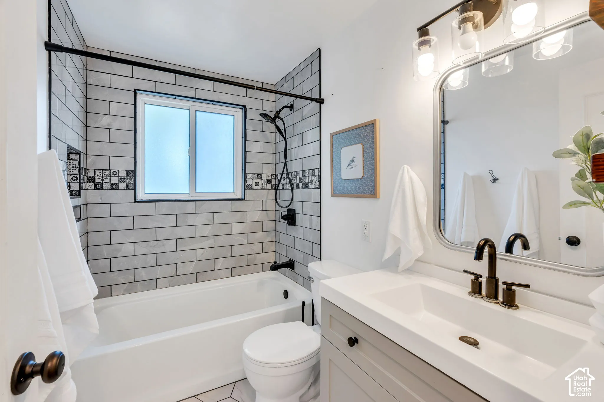 Renovated full bath