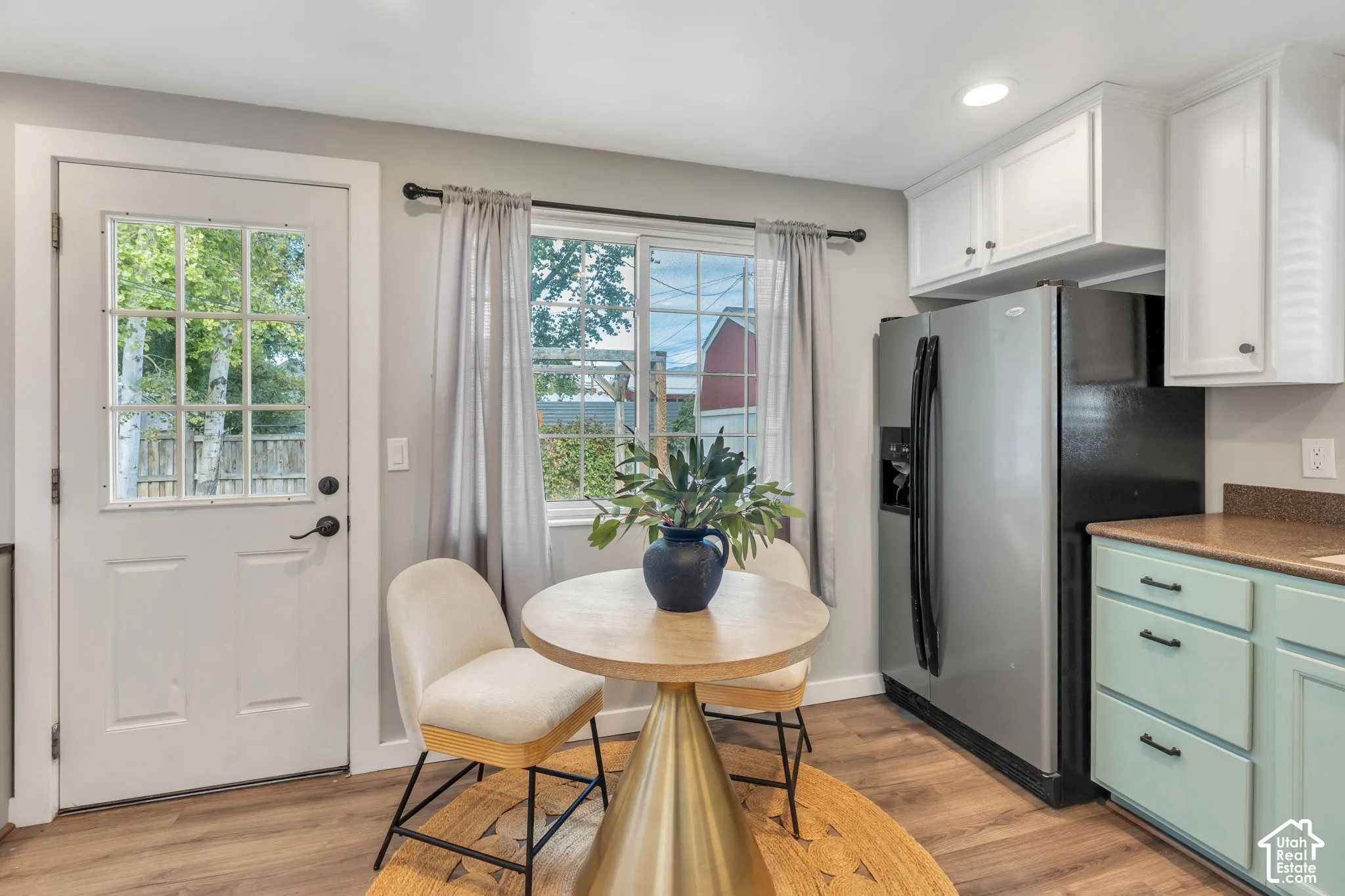 Warm dining nook