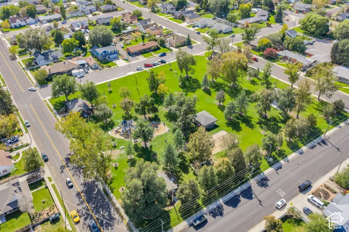 Expansive park and playground across the street and down 1 block