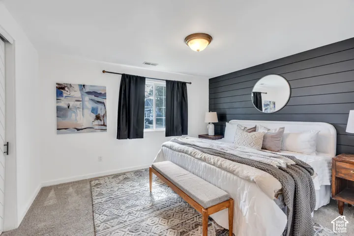 Open primary bedroom