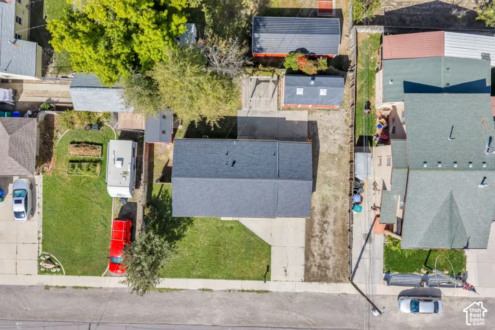 Ariel view of the property