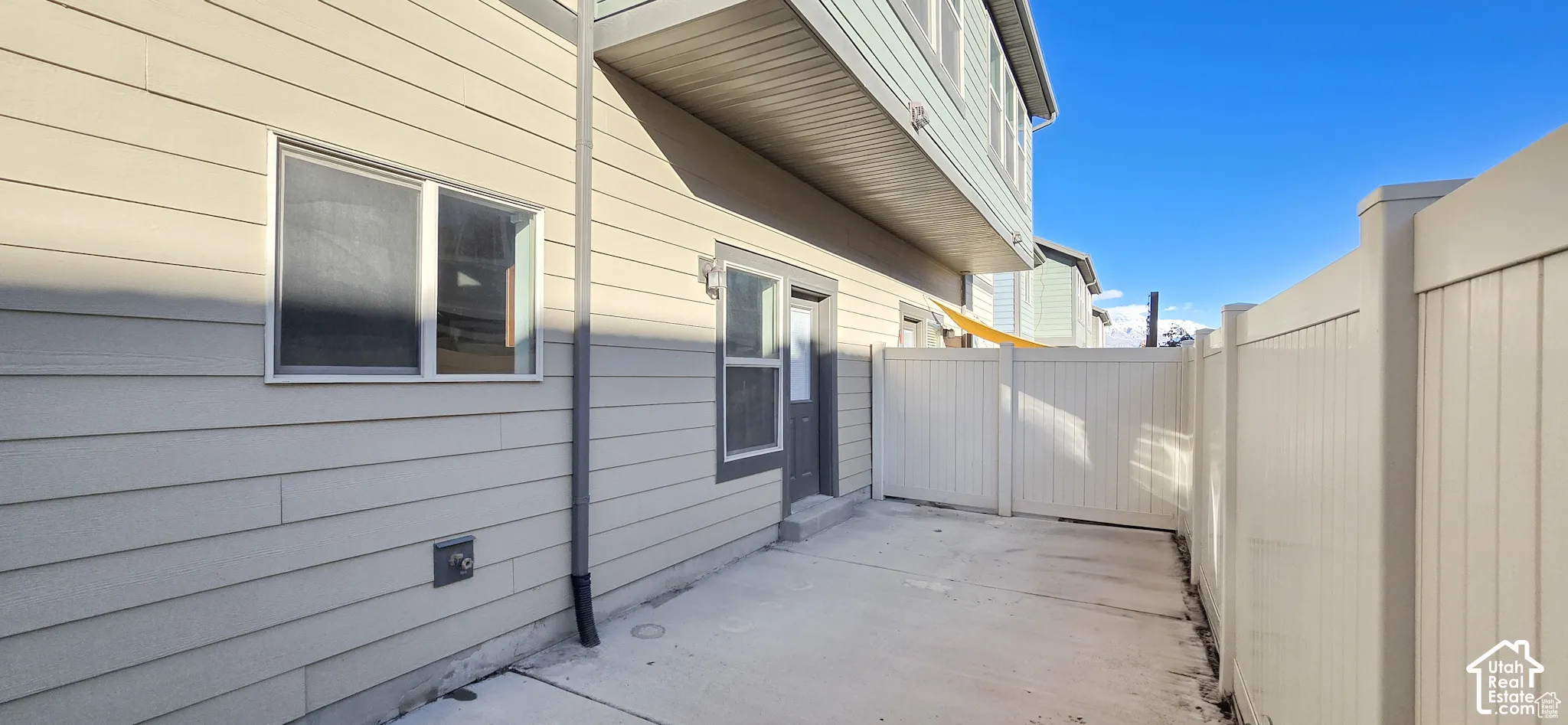 Backdoor patio