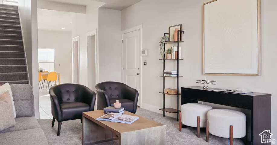Living and access to second floor