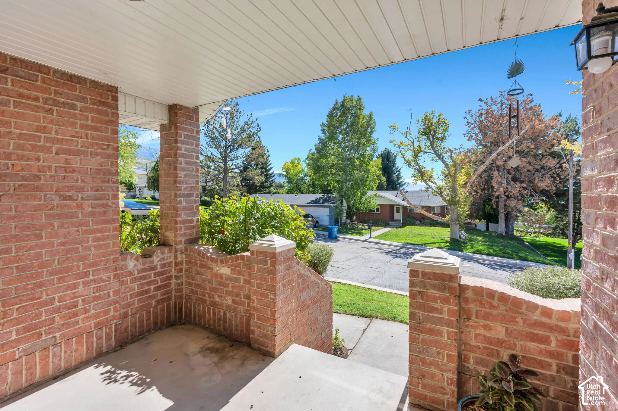 Covered front porch