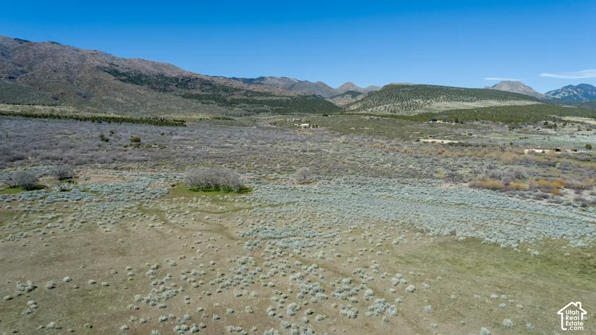 Expansive open terrain with natural ground cover, surrounded by distant mountains