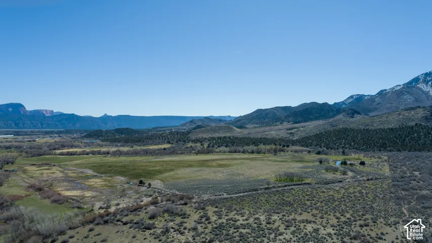 Expansive landscape with a clear, open sky