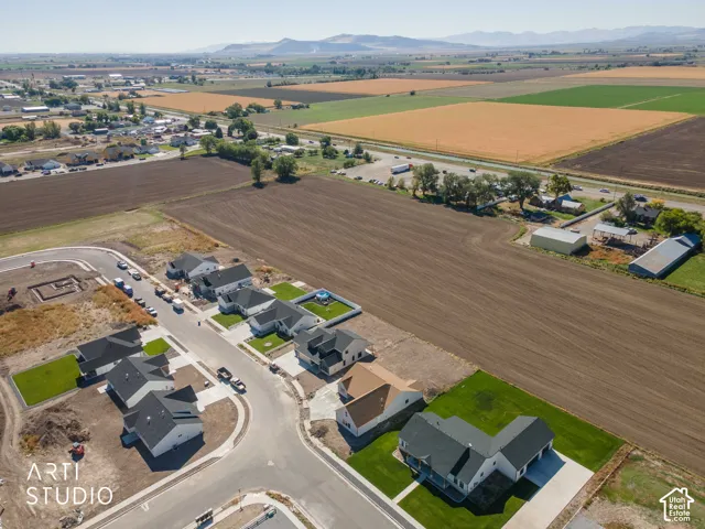 Newly constructed residential development featuring a cul-de-sac