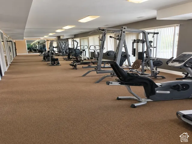 Community fitness room