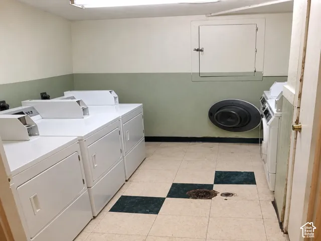 Shared laundry room