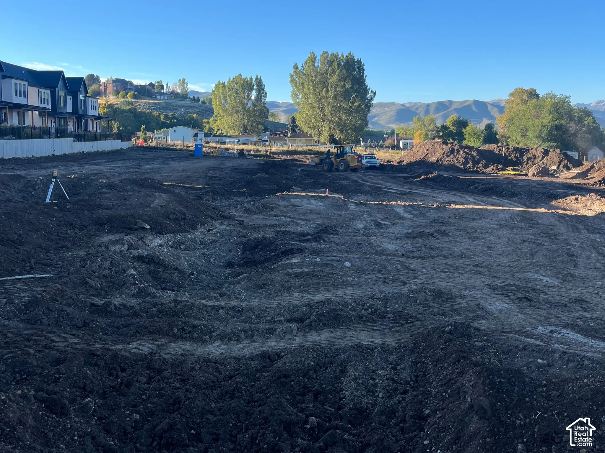 Expansive property lot featuring clear ground ready for development