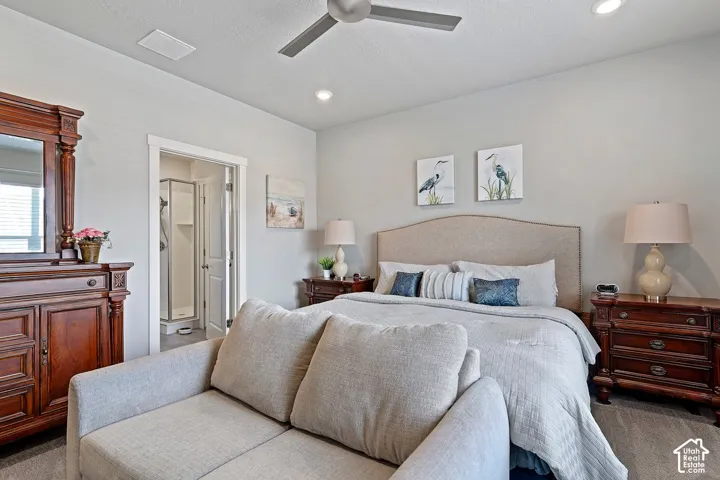 Recessed lighting and ceiling fan