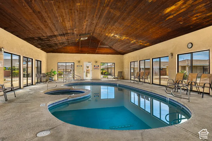 Heated Indoor Pool and Spa in HOA