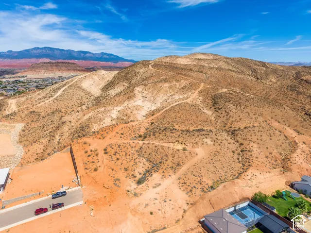 Mountainous terrain with natural desert landscaping