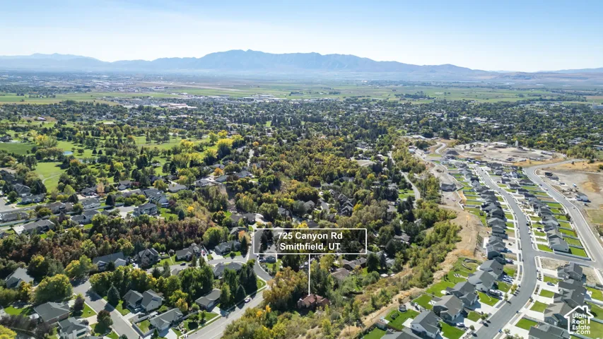 Expansive residential area with a diverse mix of established homes and new construction