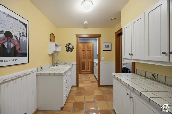 Tile flooring with a matte finish