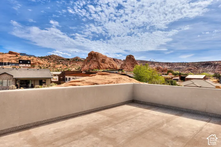 View from rooftop deck