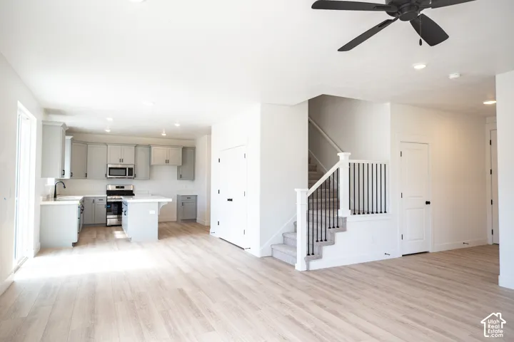 Open dining area adjacent to the kitchen.