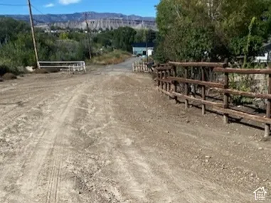 Picture showing access road to the home.