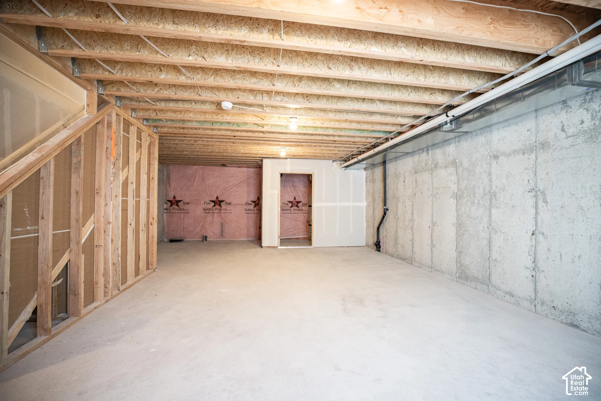 Unfinished basement