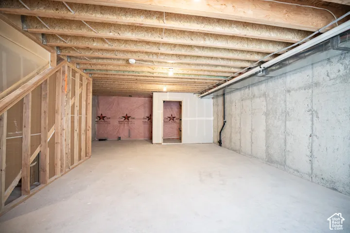 Unfinished basement