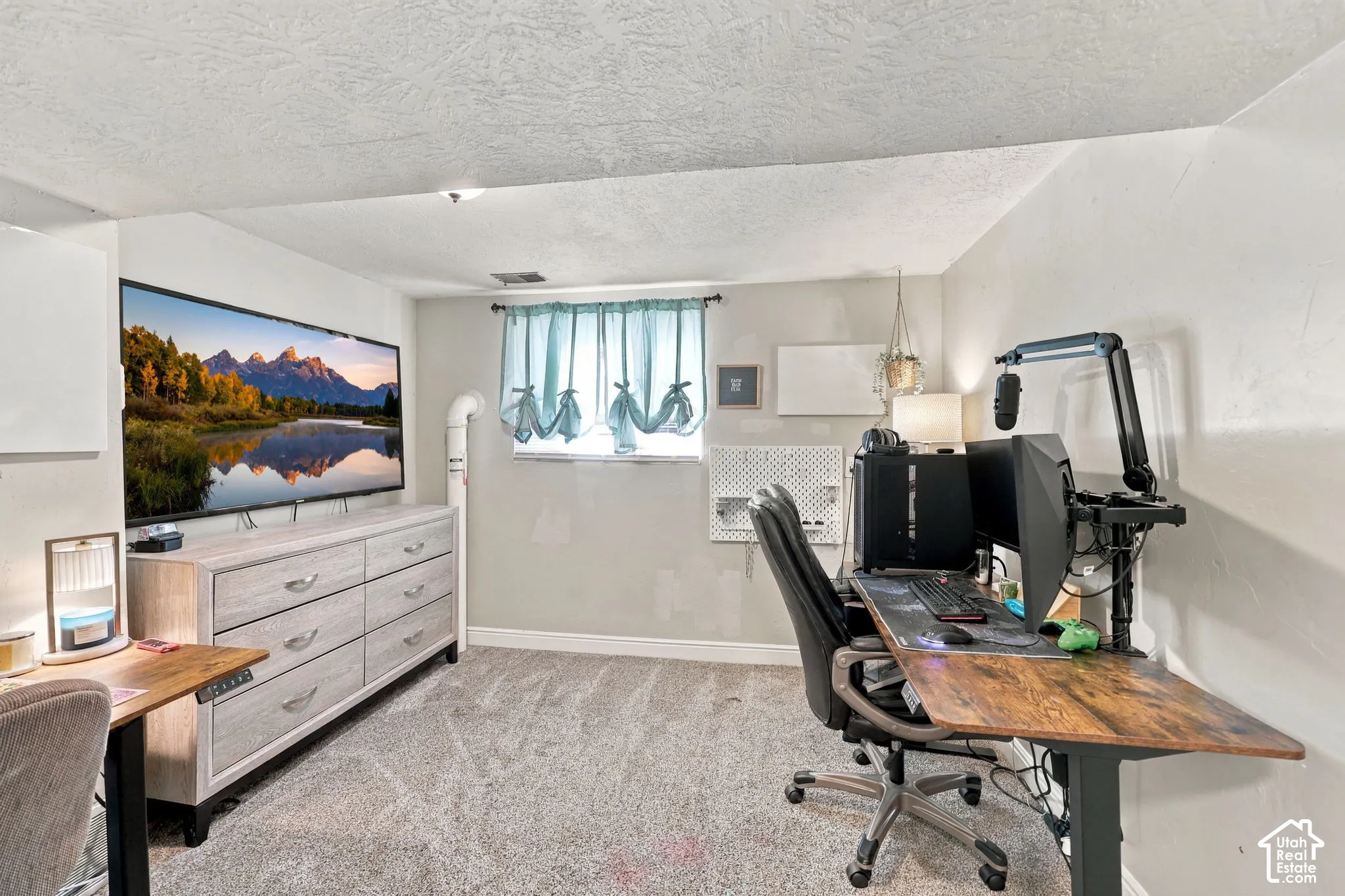 Carpeted flex space