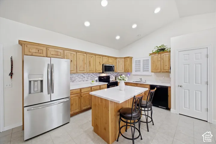 This photo is altered to show the quartz countertops that could be included with full offer.