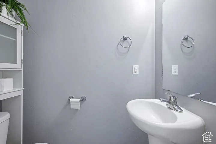 Main floor half bath
