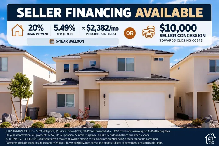 Seller Financing Disclosure. Outlining standardized loan terms and credit options for the property