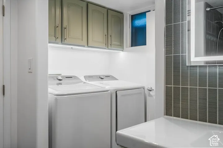 Built-in cabinetry with under-cabinet lighting