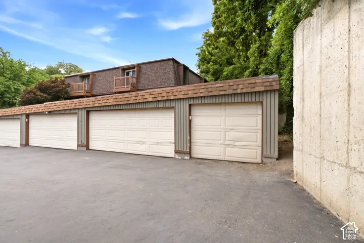 1 Car Garage right next to your patio