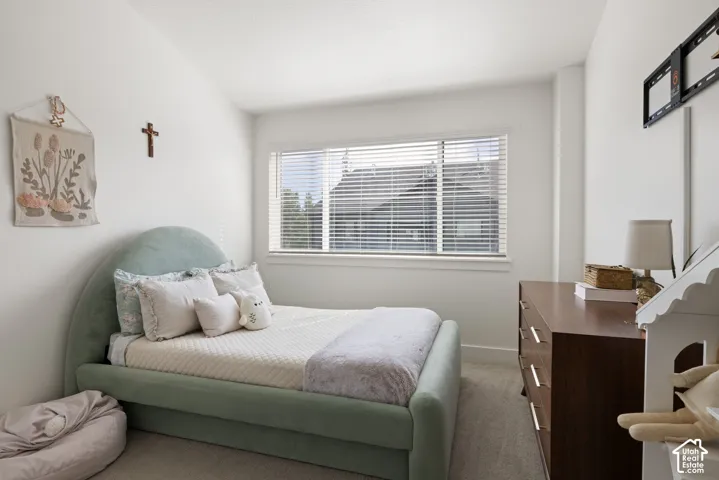 Window with horizontal blinds