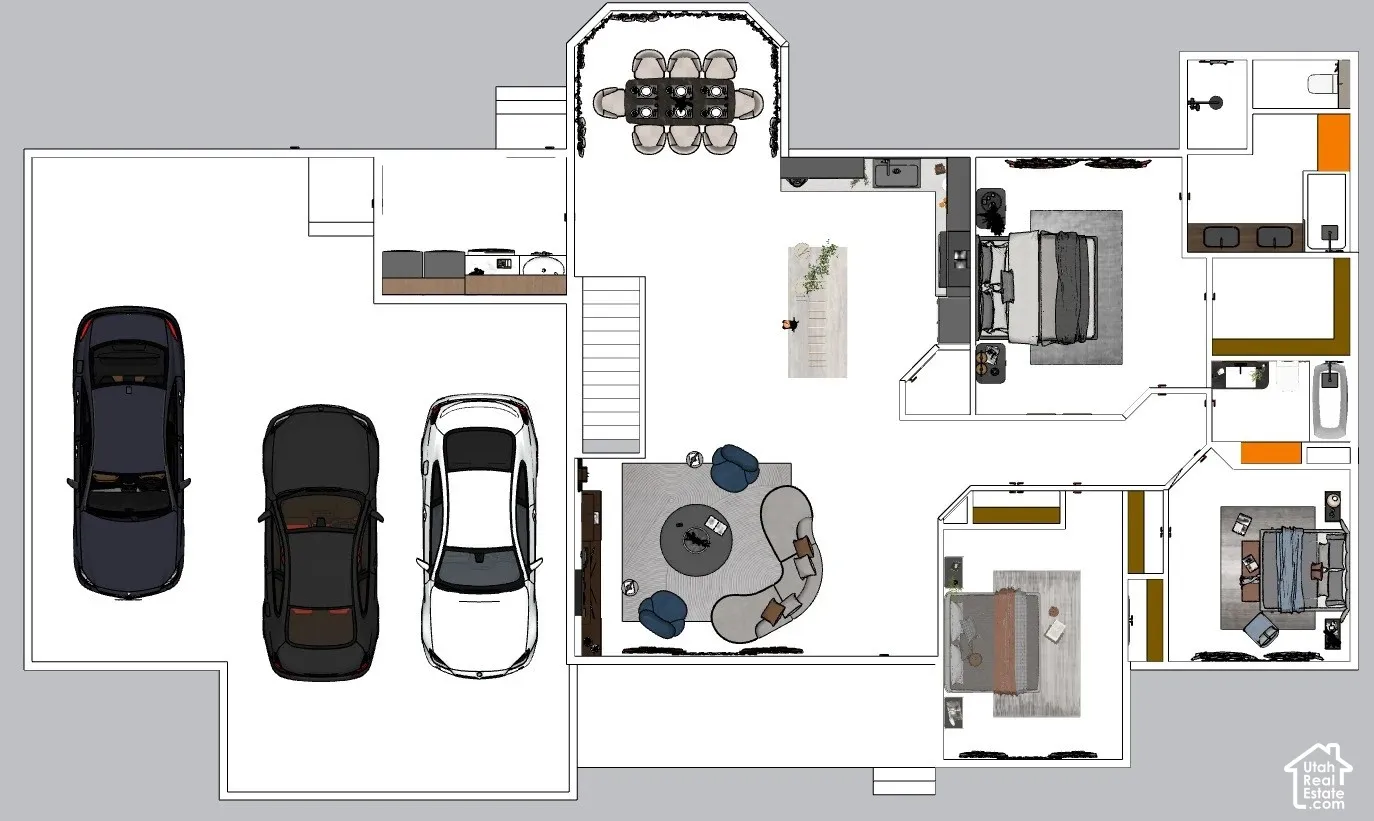 Floor plan - Renderings shown are representative