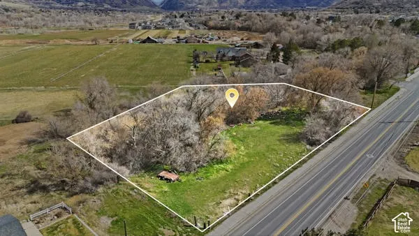 Expansive land parcel with direct paved road frontage