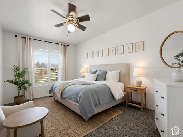 Room is virtually staged to show possibilities.