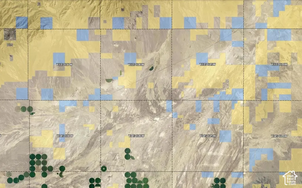 Real Estate Map. Displaying land divisions and property boundaries