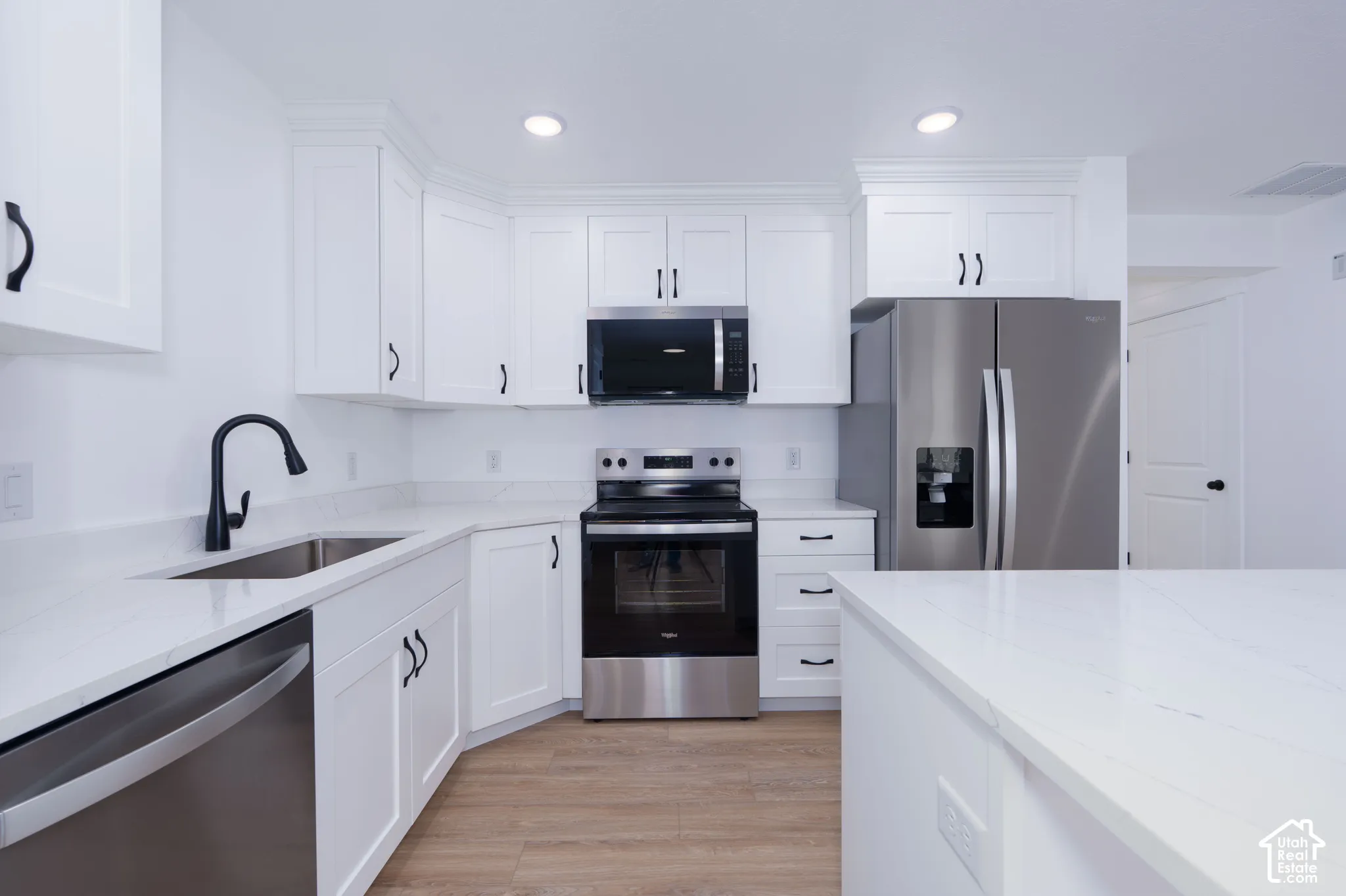 Photos are of a previously built townhome. Finish package varies depending on the townhome. Ask for details.
