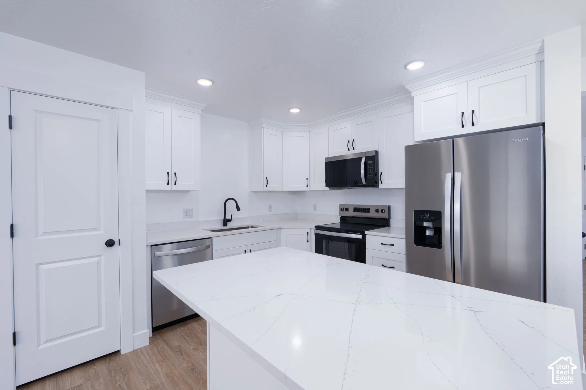Photos are of a previously built townhome. Finish package varies depending on the townhome. Ask for details.
