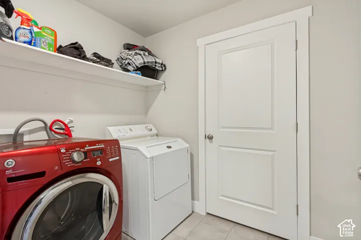 Upstairs laundry