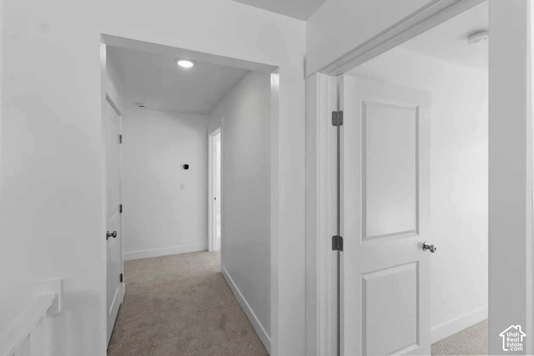 large bedroom with walk-in closet in lieu of standard loft space