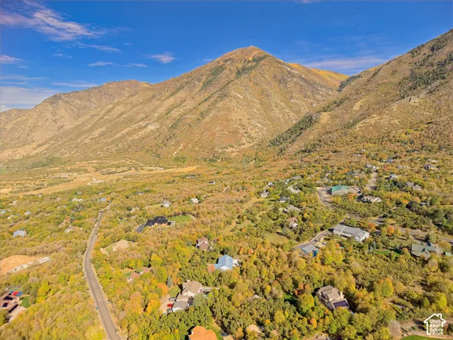 Mountainous terrain with natural vegetation