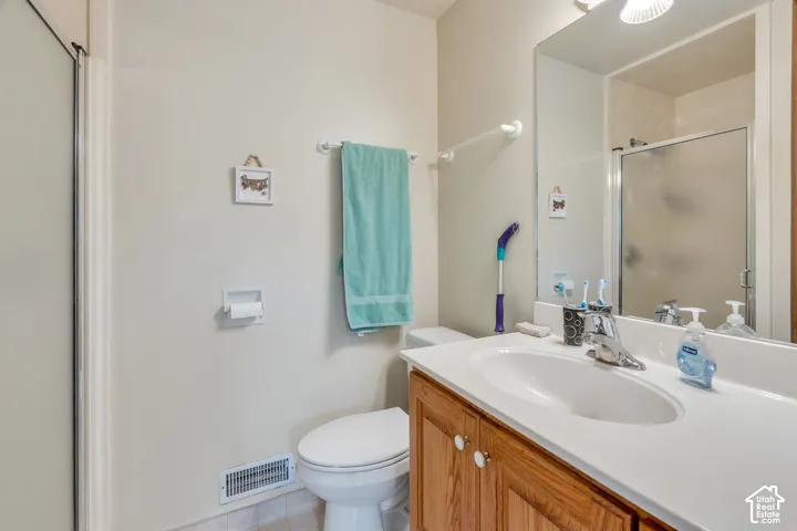 Primary bath with shower