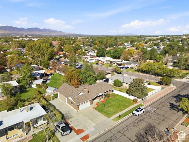 Expansive neighborhood setting with established street infrastructure and mature trees