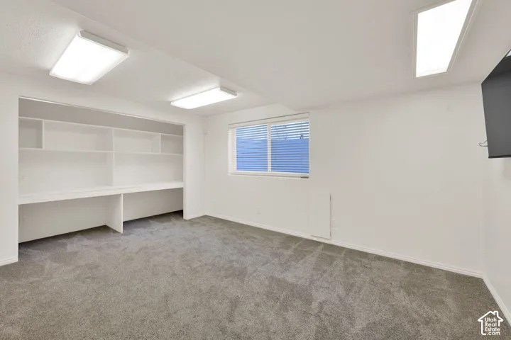 Basement bedroom with closet 1