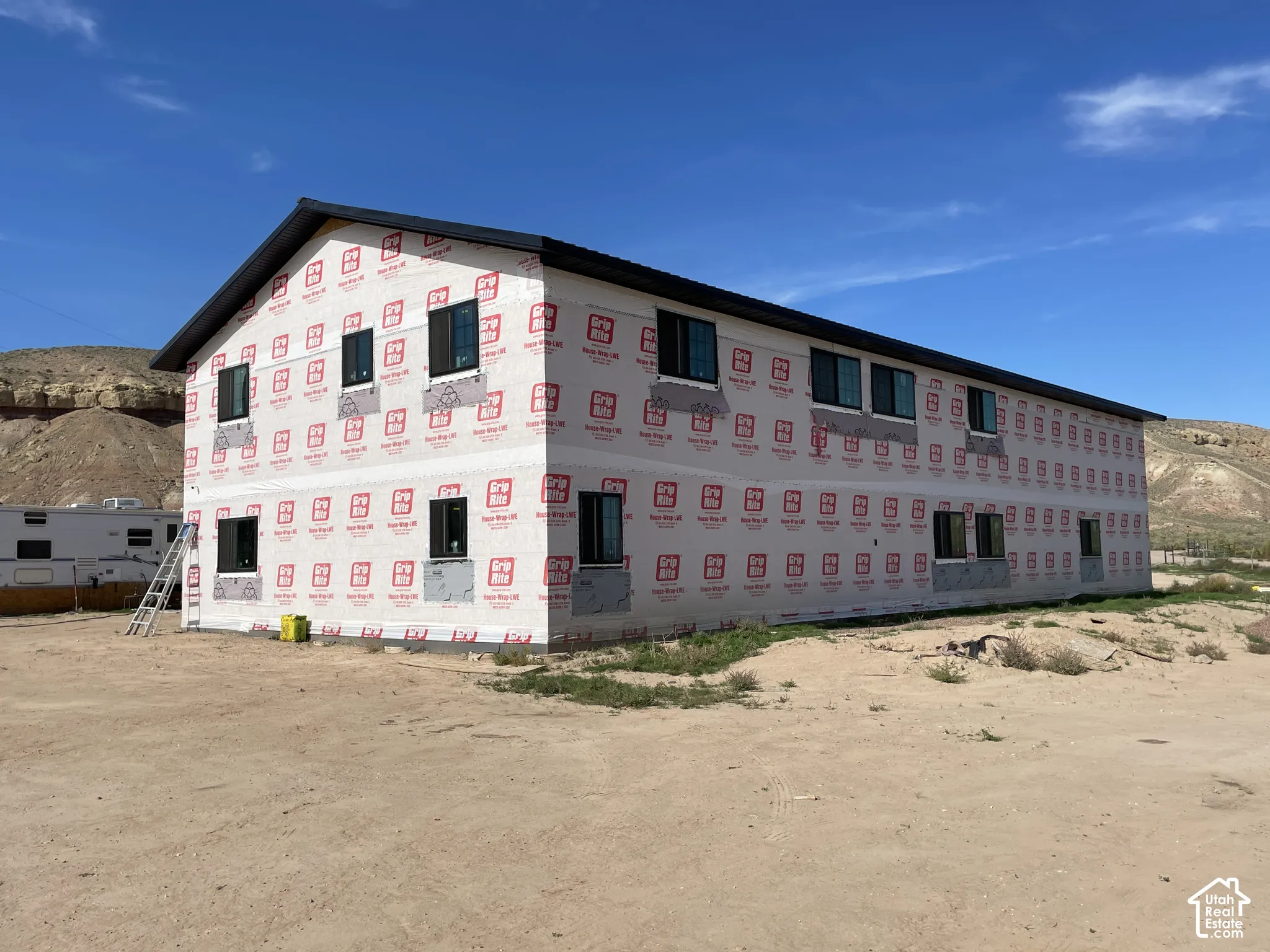 Front and south side of house