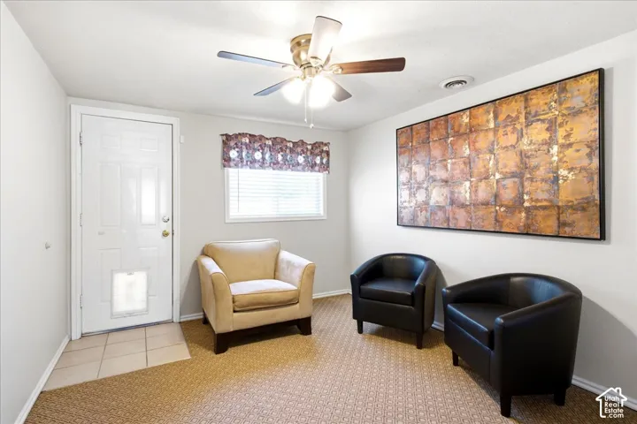 Ceiling fan with light fixture