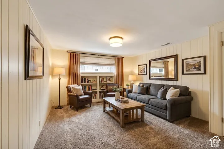 Ai Updated & Staged Basement Family Room